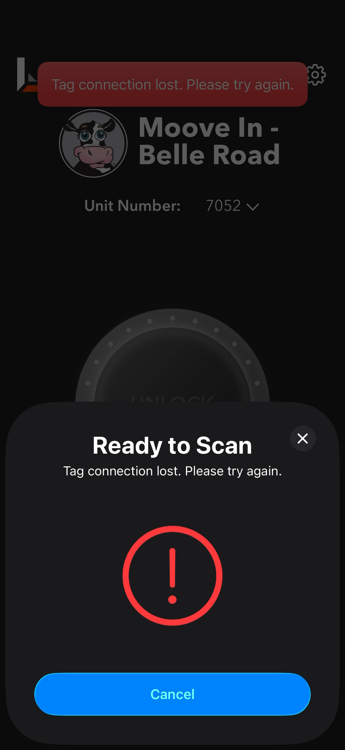 Failed Scan