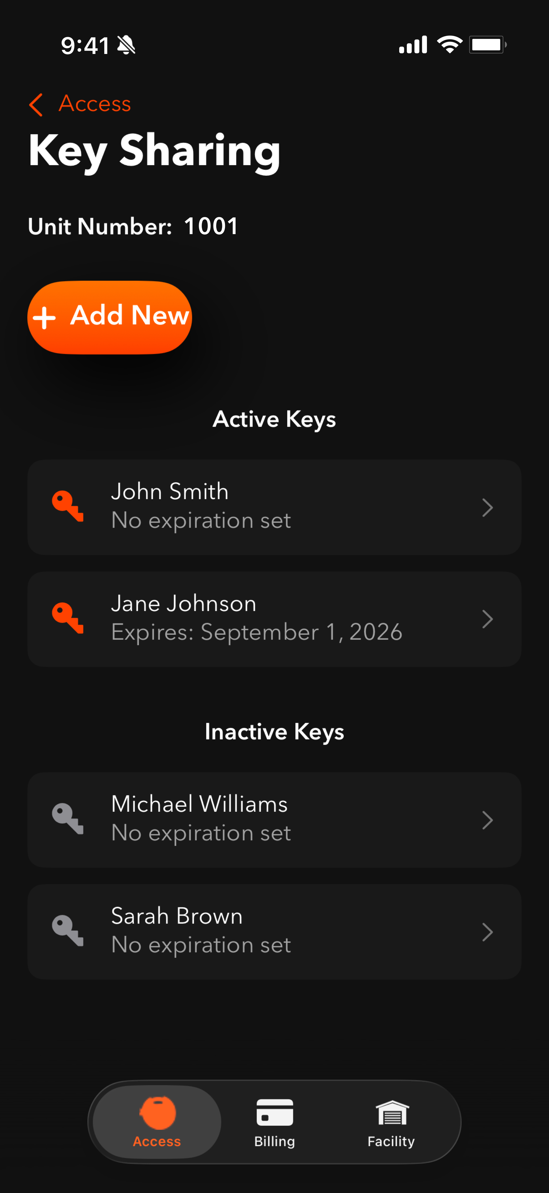 Key Sharing